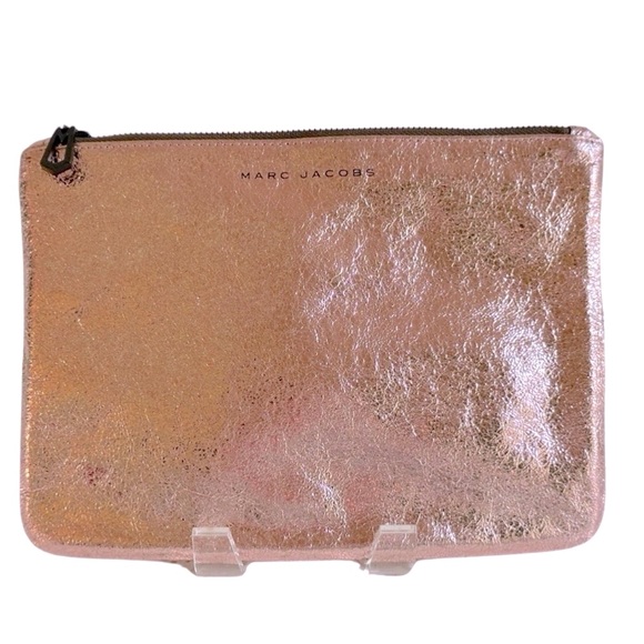Marc Jacobs for Target Collaboration Clutch Metallic Rose‎ Gold Foil Bag - Picture 1 of 7